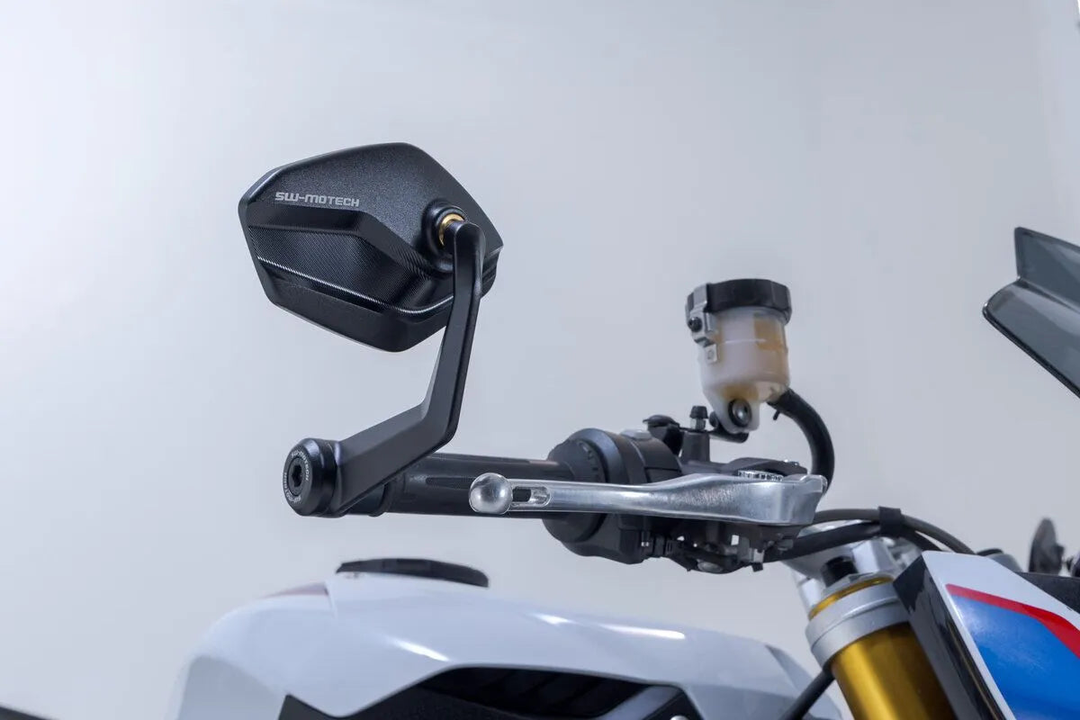 SW-Motech Bar End Mirrors - Black - MIR.07.865.10000