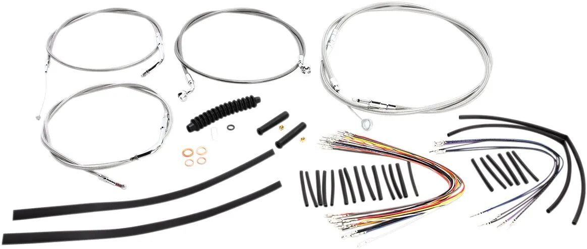 Magnum XR Handlebar Kit 15-17" SS Chrome for HD Fat Boy
