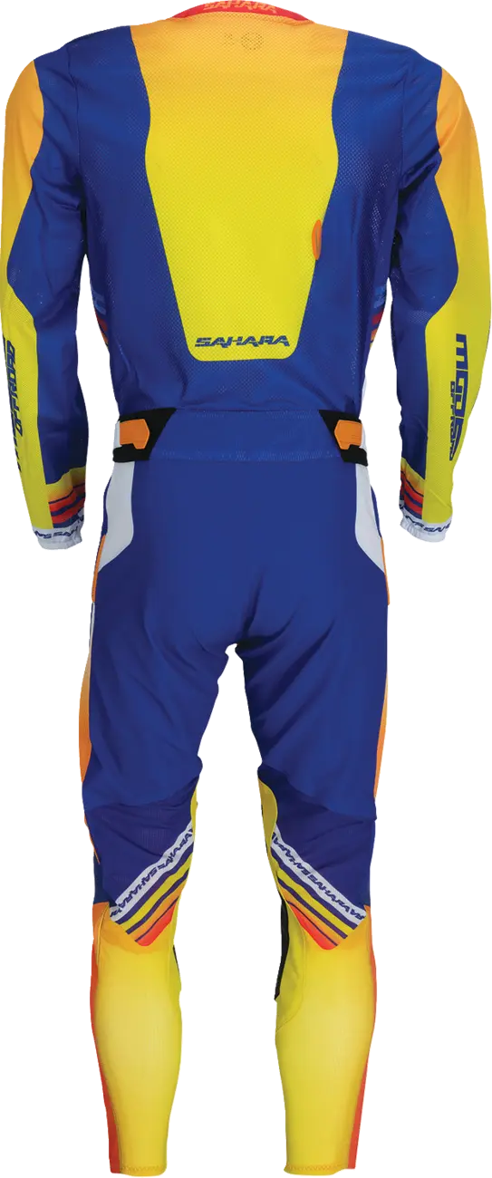 Moose Offroad Sahara Pants Blue/Orange Slim