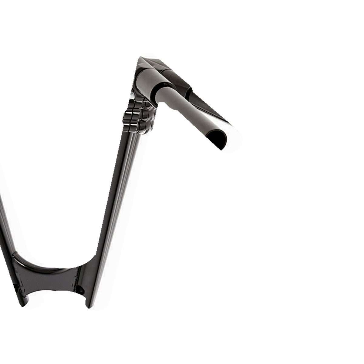 Arlen Ness 1-1/4" modular drag bar - Black 8" rise