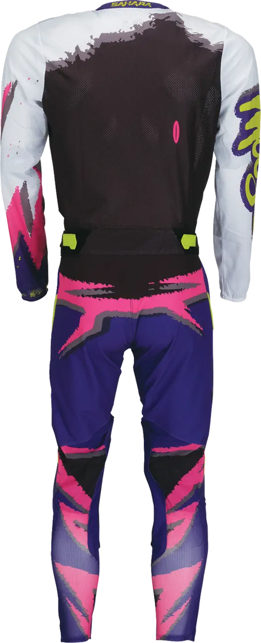 Moose Offroad Soft-Goods Sahara LE Pants White/Black/Purple