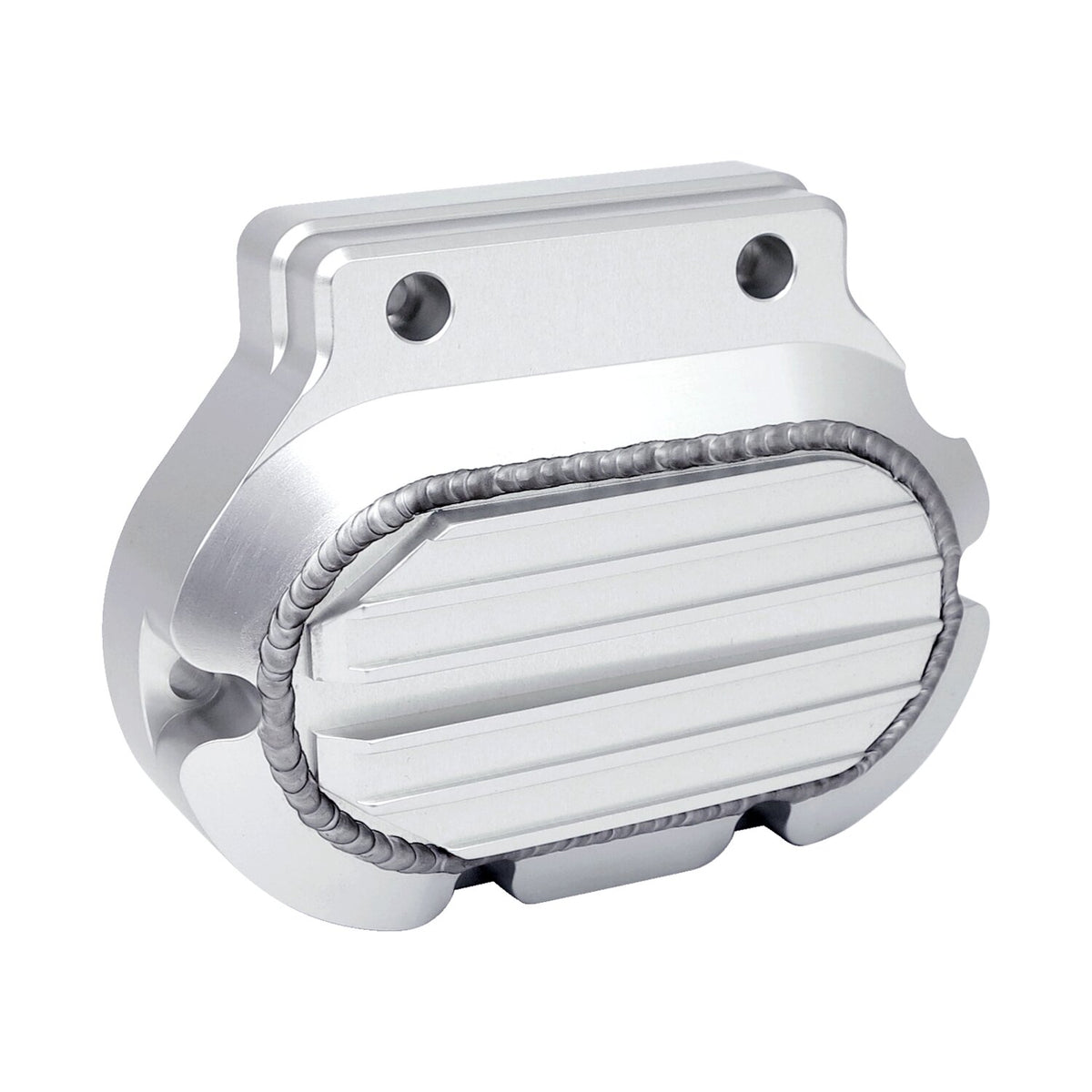 JIMS handcrafted billet transmission end cover - Chrome