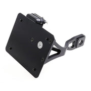 Cult-Werk side mount license plate bracket black - CH