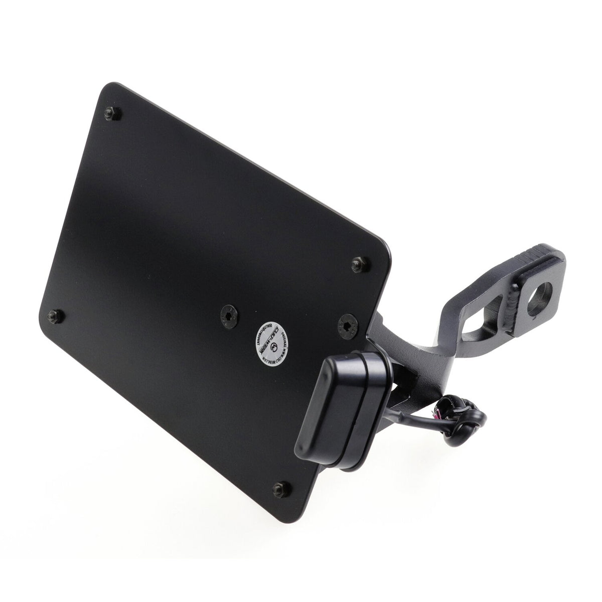 Cult-Werk side mount license plate bracket black - NL