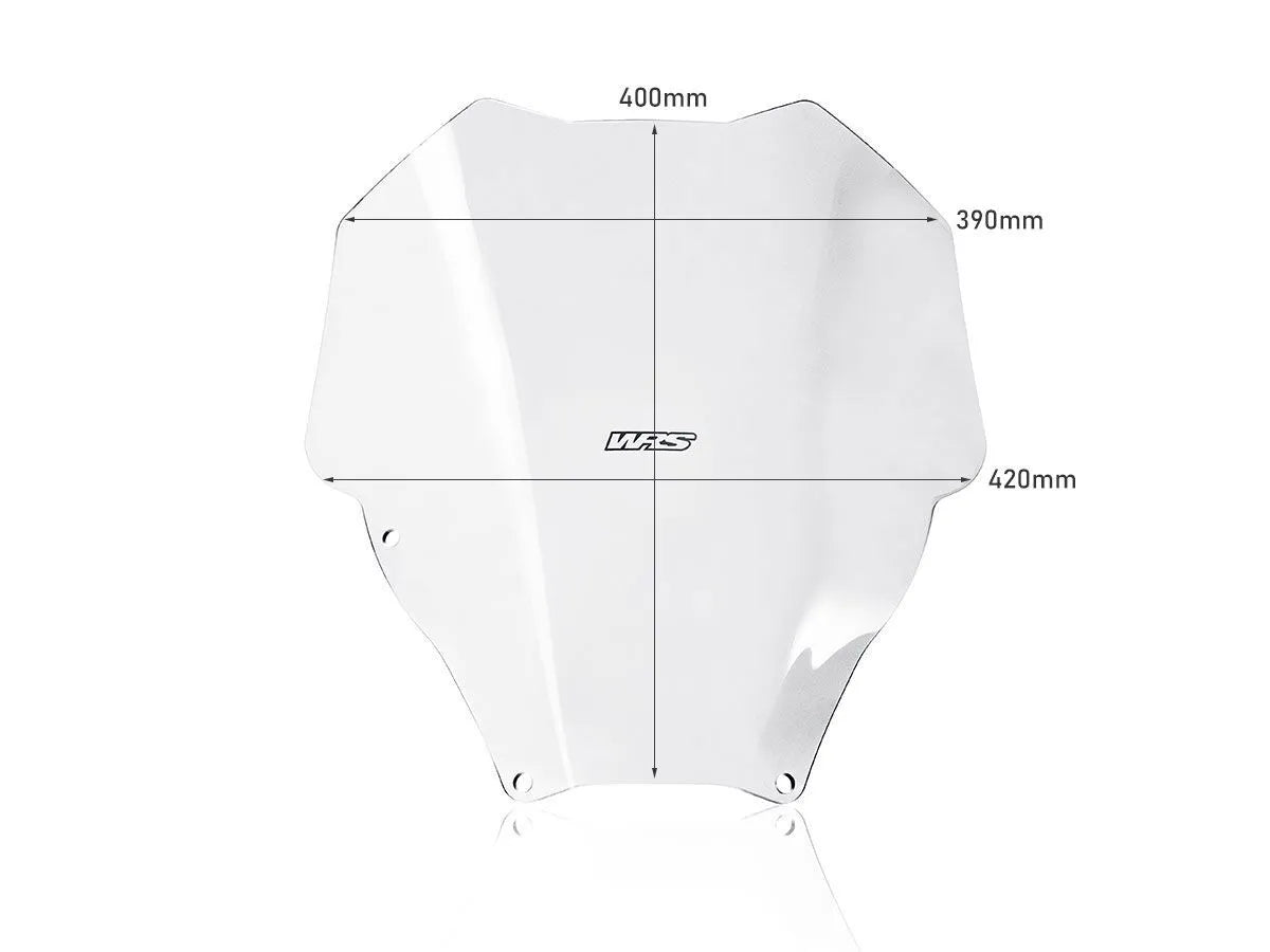 Wrs Scooter Windscreen - Clear Pmma Plexiglass