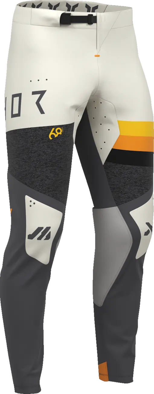 Thor Sportmode League Pants - Orange/White/Yellow/Charcoal Gray