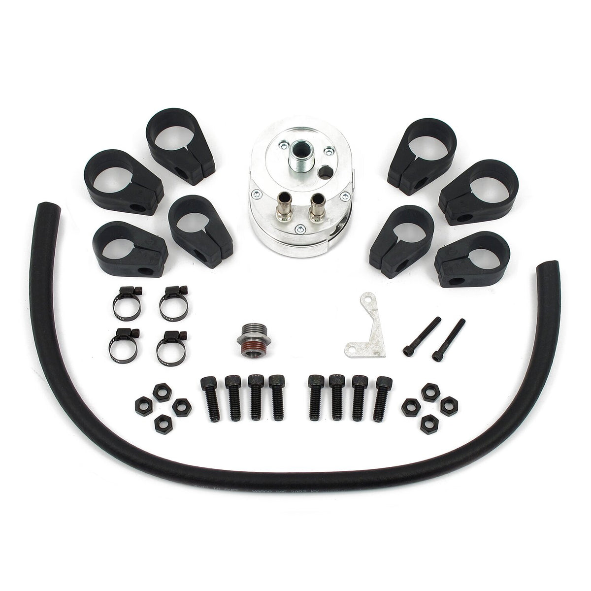 Jagg oil cooler kit - Vertical mount 6 row Deluxe Diamond