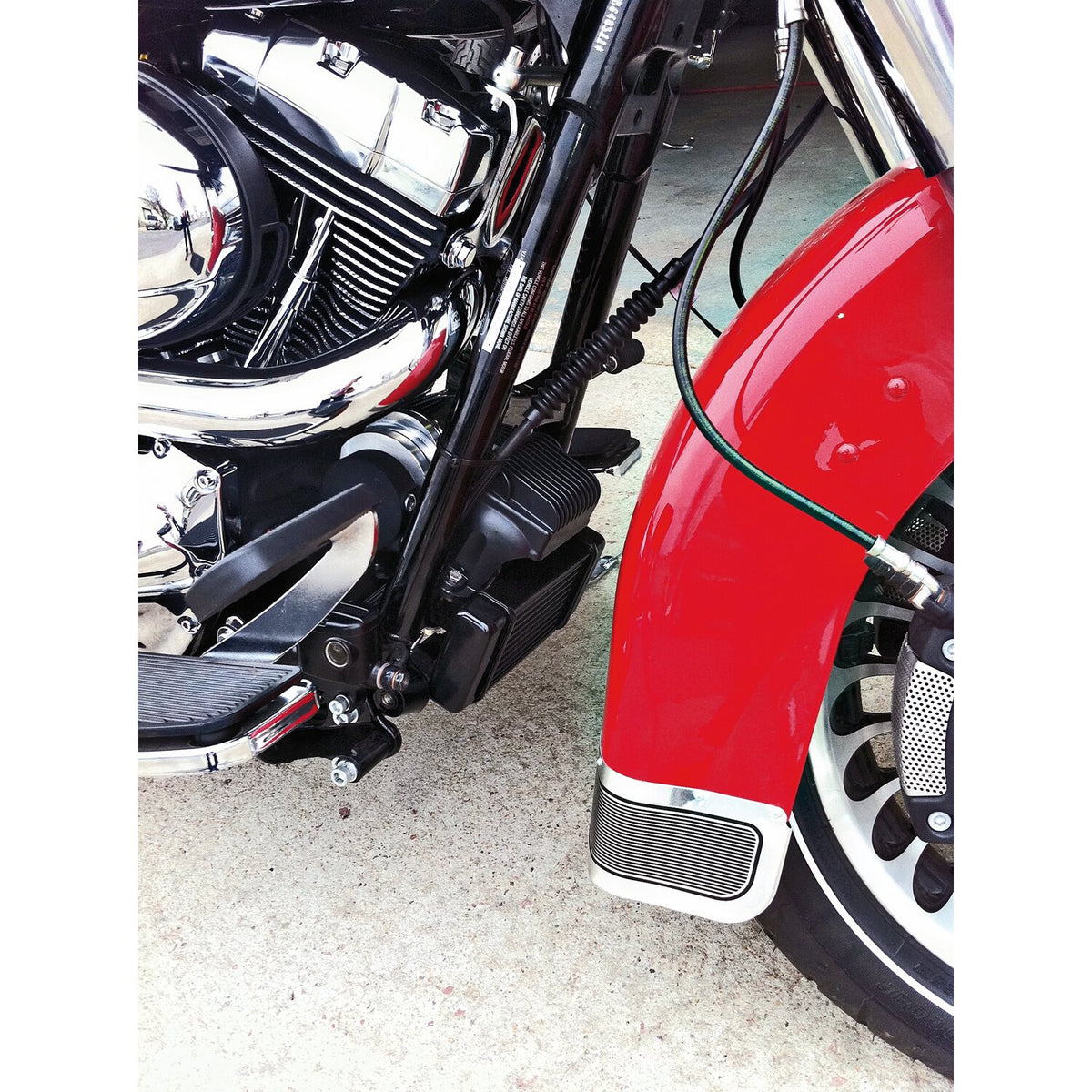 Jagg oil cooler kit - Low mount - Horizontal - 10 row - Fan