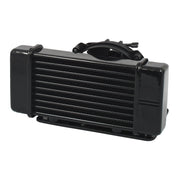 Jagg oil cooler kit - Low mount - Horizontal - 10 row - Fan