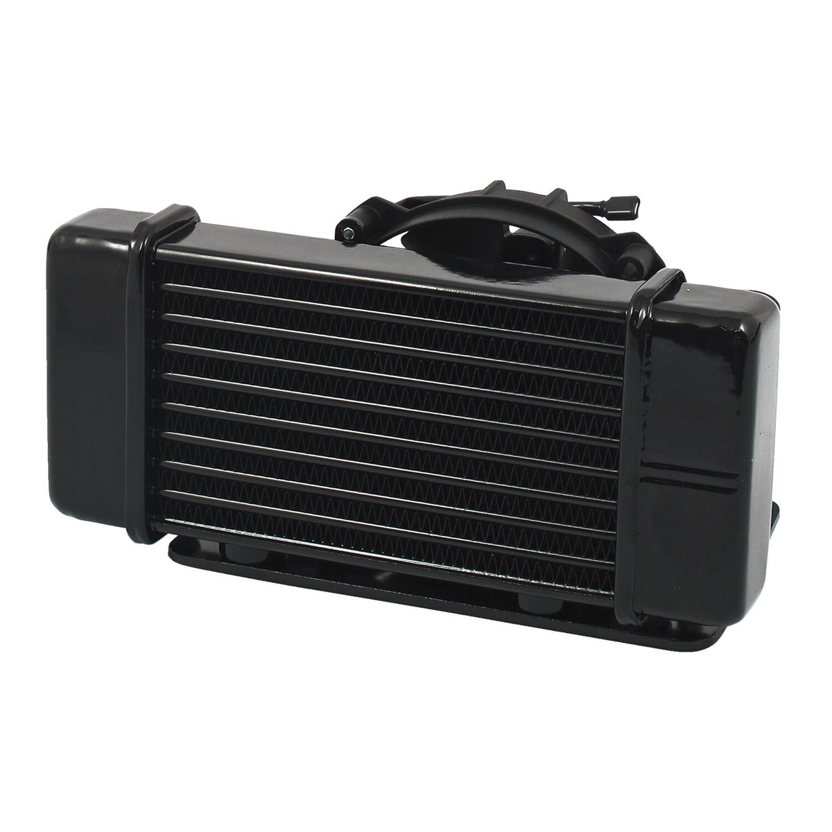 Jagg oil cooler kit - Low mount - Horizontal - 10 row - Fan