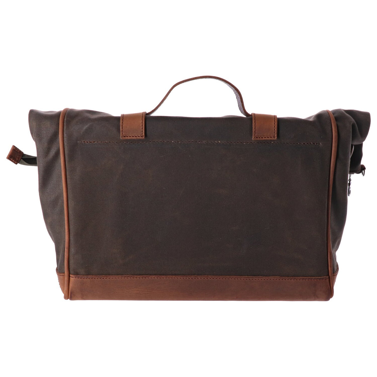 Longride click-on Old Chopper saddlebag waxed cotton - Khaki