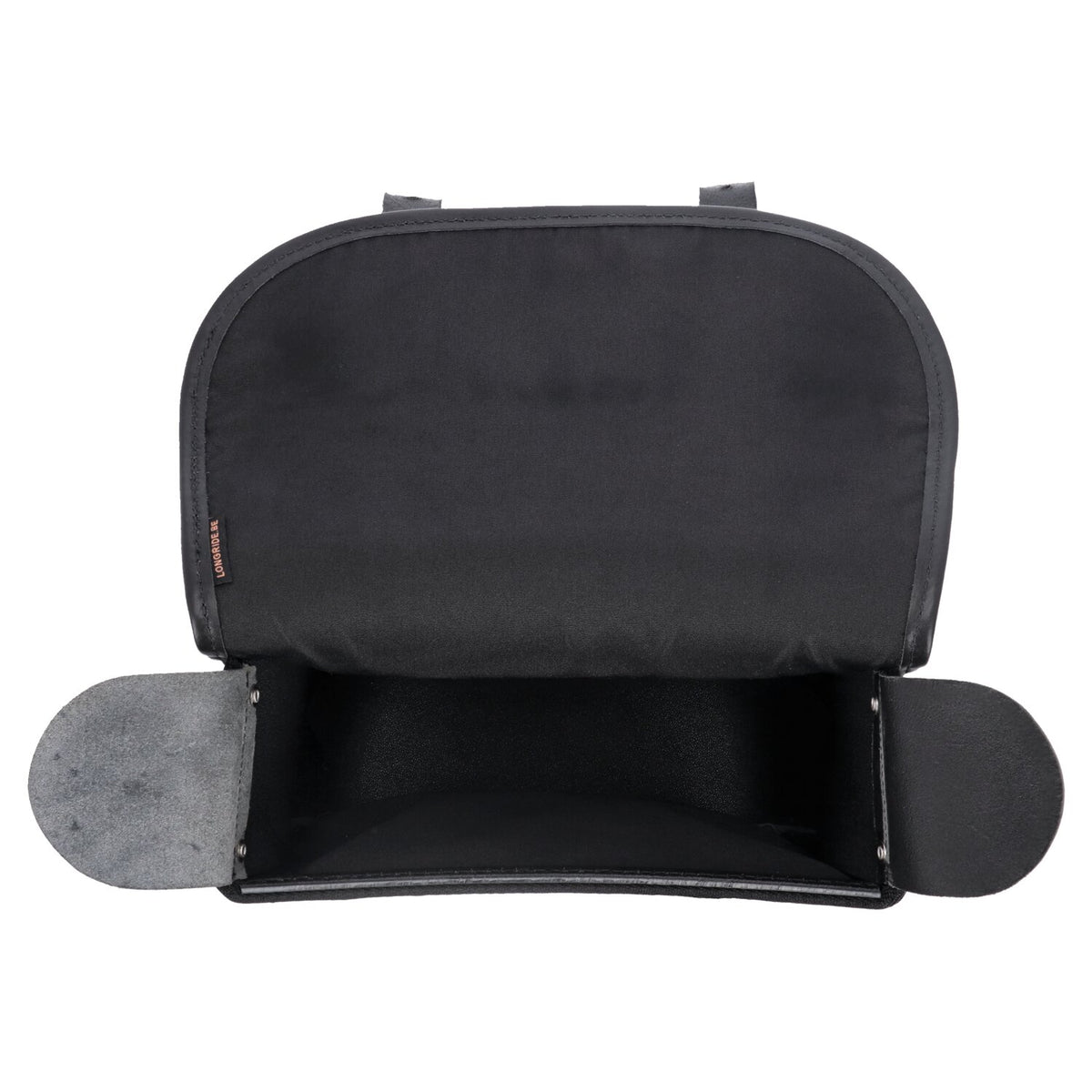 Longride Throw over saddlebags waxed cotton - Black
