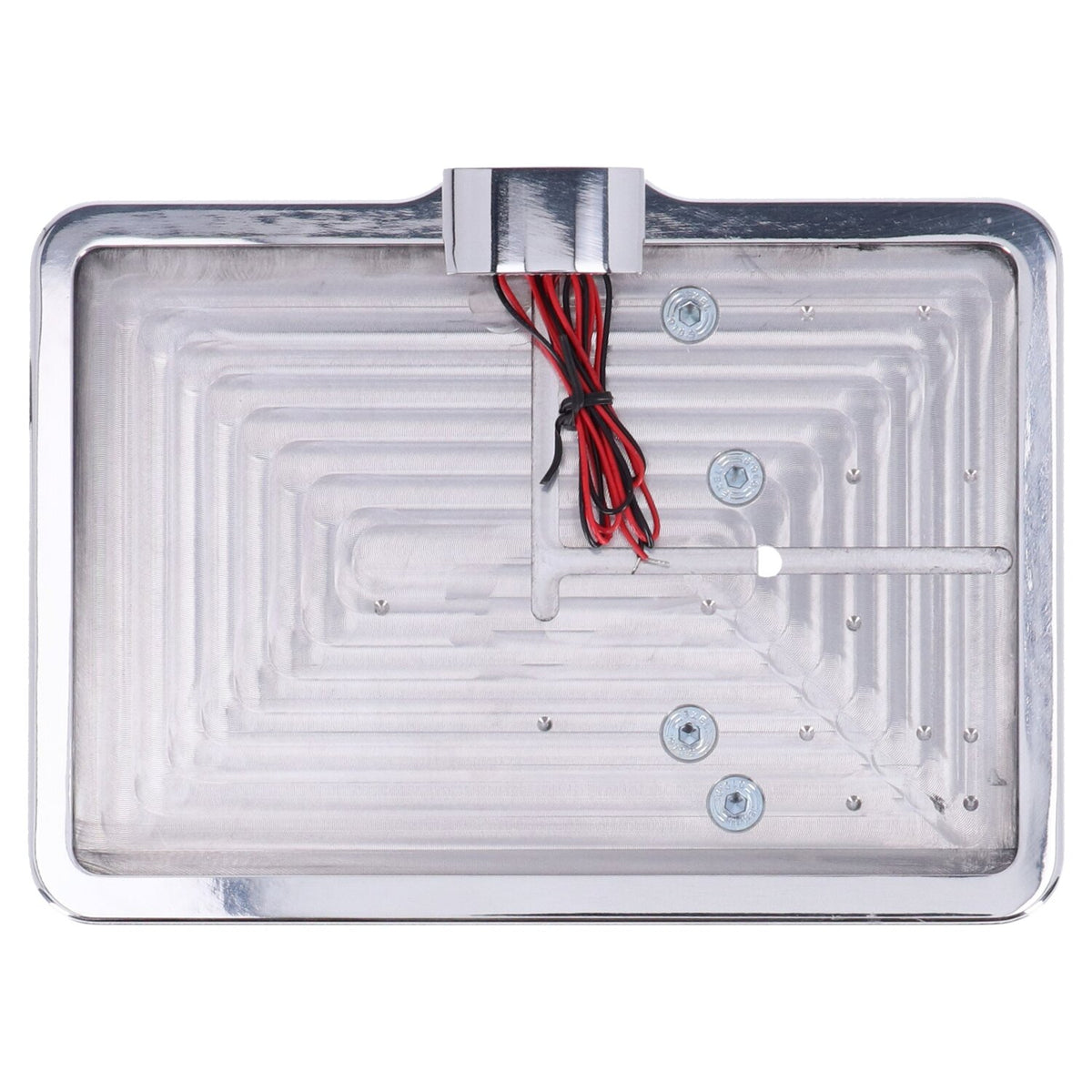 CPV 'slide-in' license plate bracket - Side mount polished