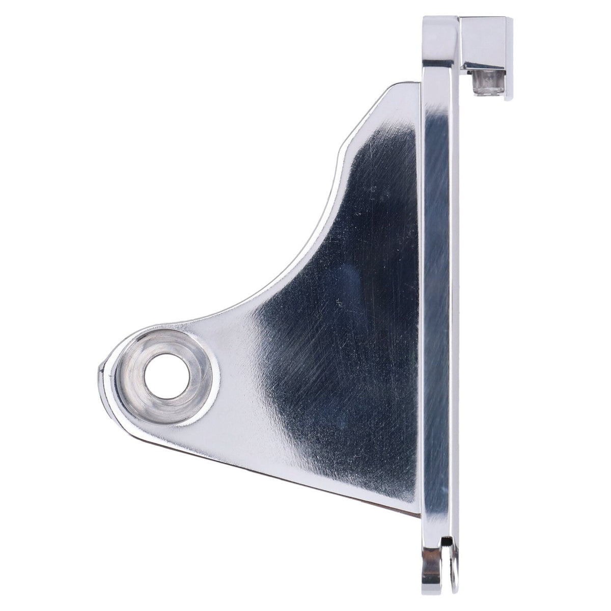 CPV 'slide-in' license plate bracket - Side mount polished