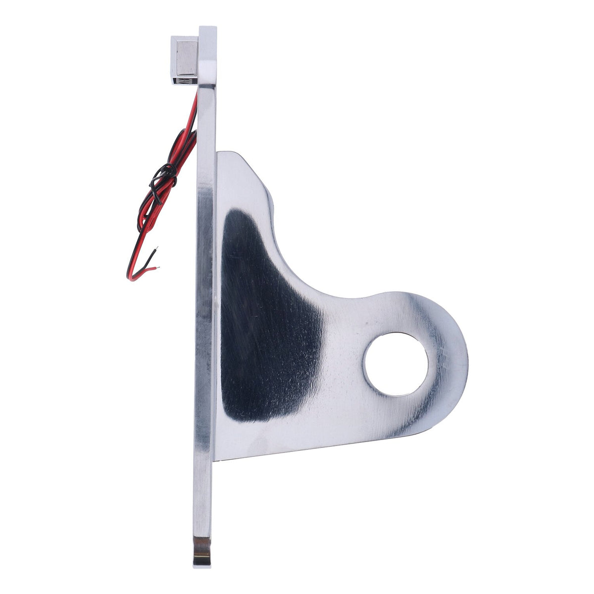 CPV side mount license plate bracket - Polished