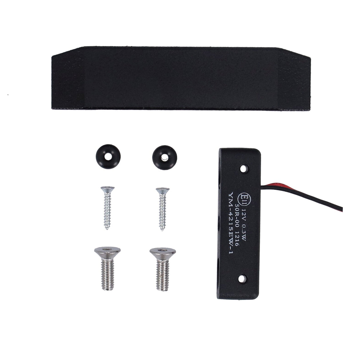 CPV Micro-LED license plate light & housing - Black