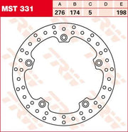 Trw Rund Fast Bremse Rotor 250-299mm - Bag
