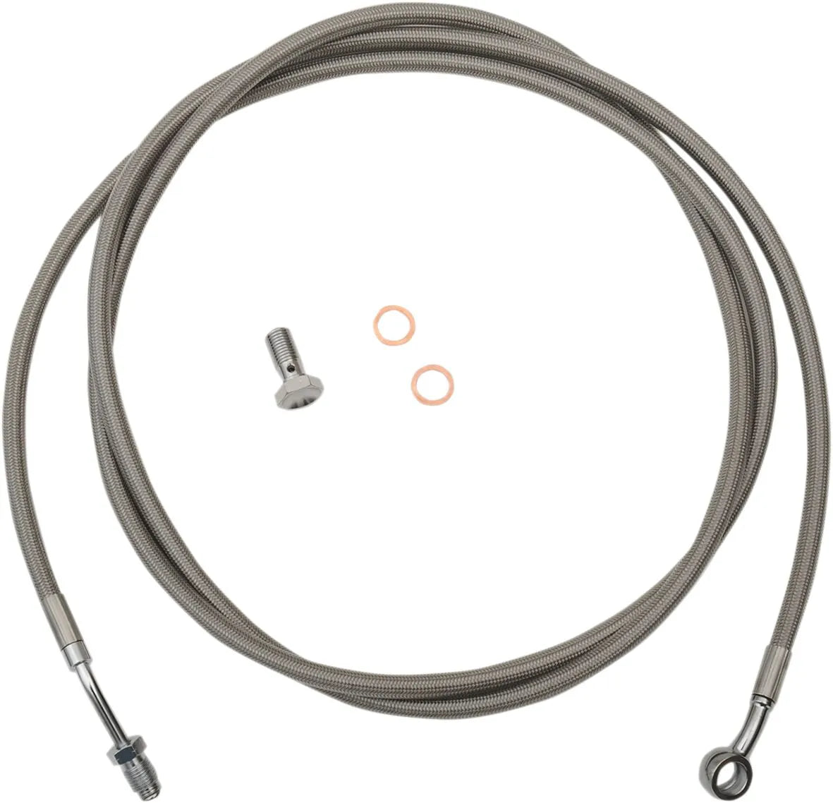 La Choppers Braided Clutch Cable 18-20" Harley FL 17-20