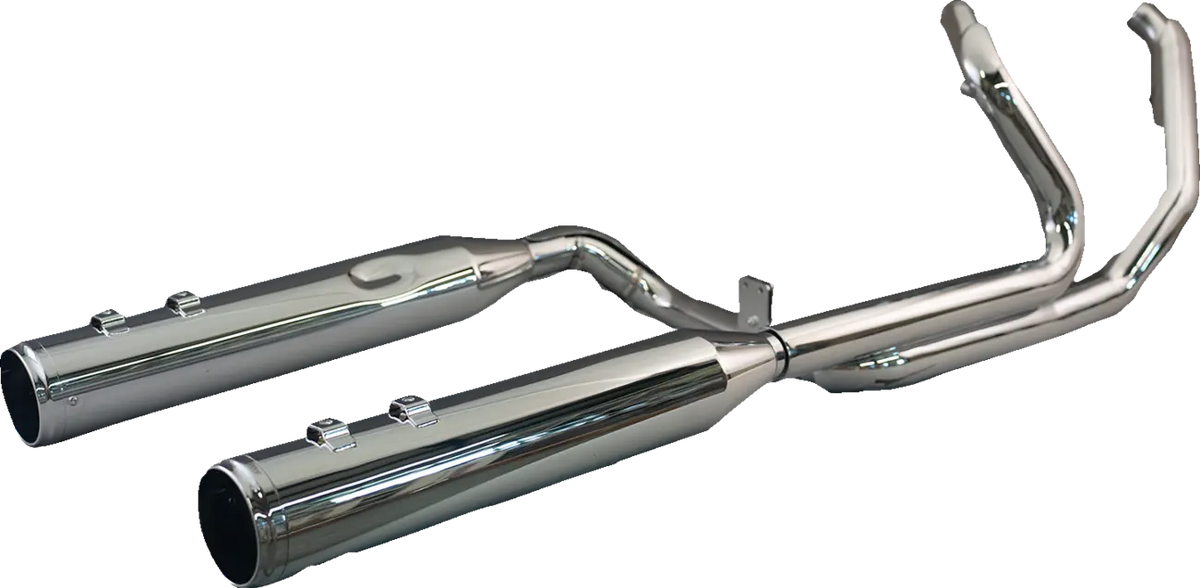 Khrome Werks Dominator-SR 2-into-1-into-2 Chrome Exhaust (No End