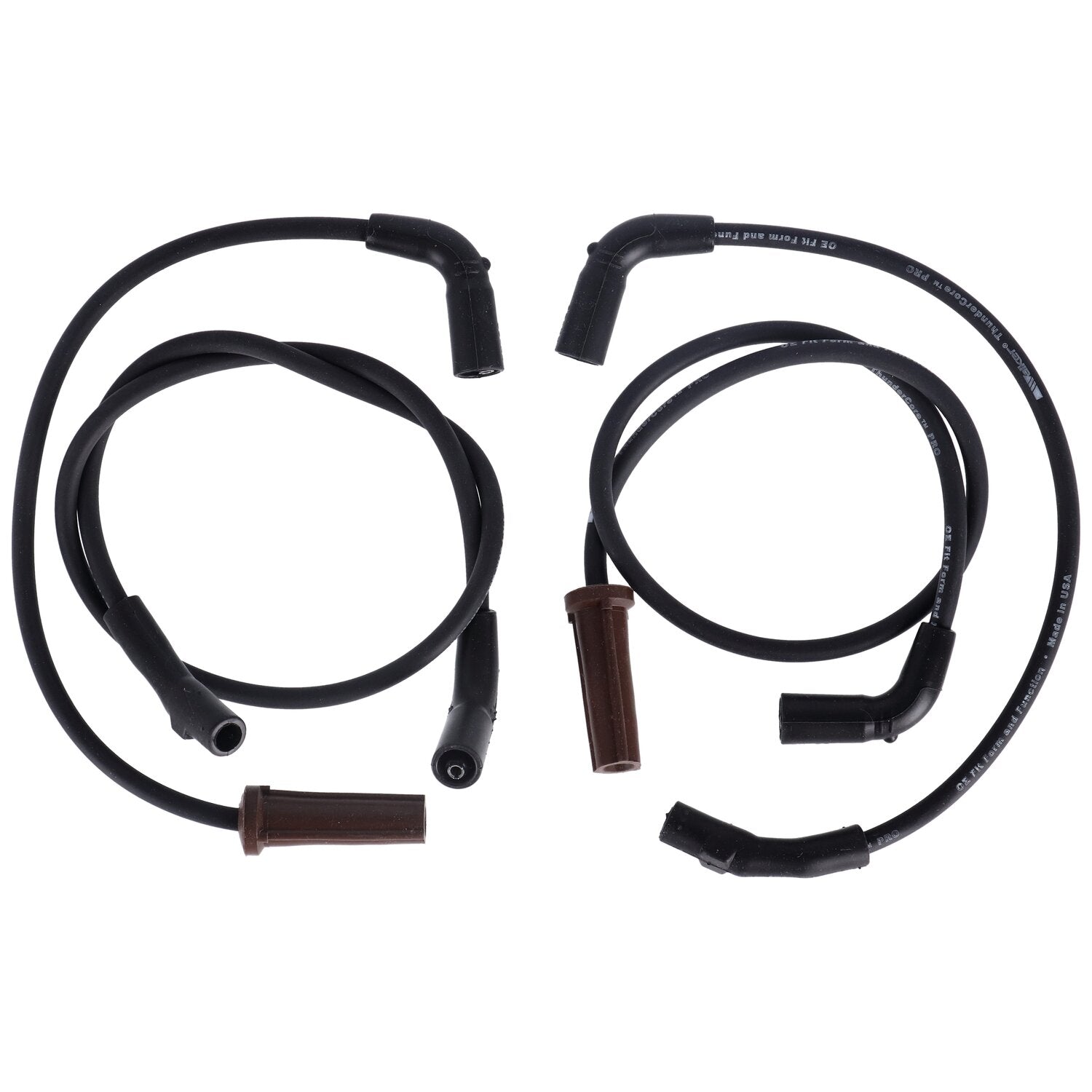 CVP ThunderCore Pro spark plug wire set - Black