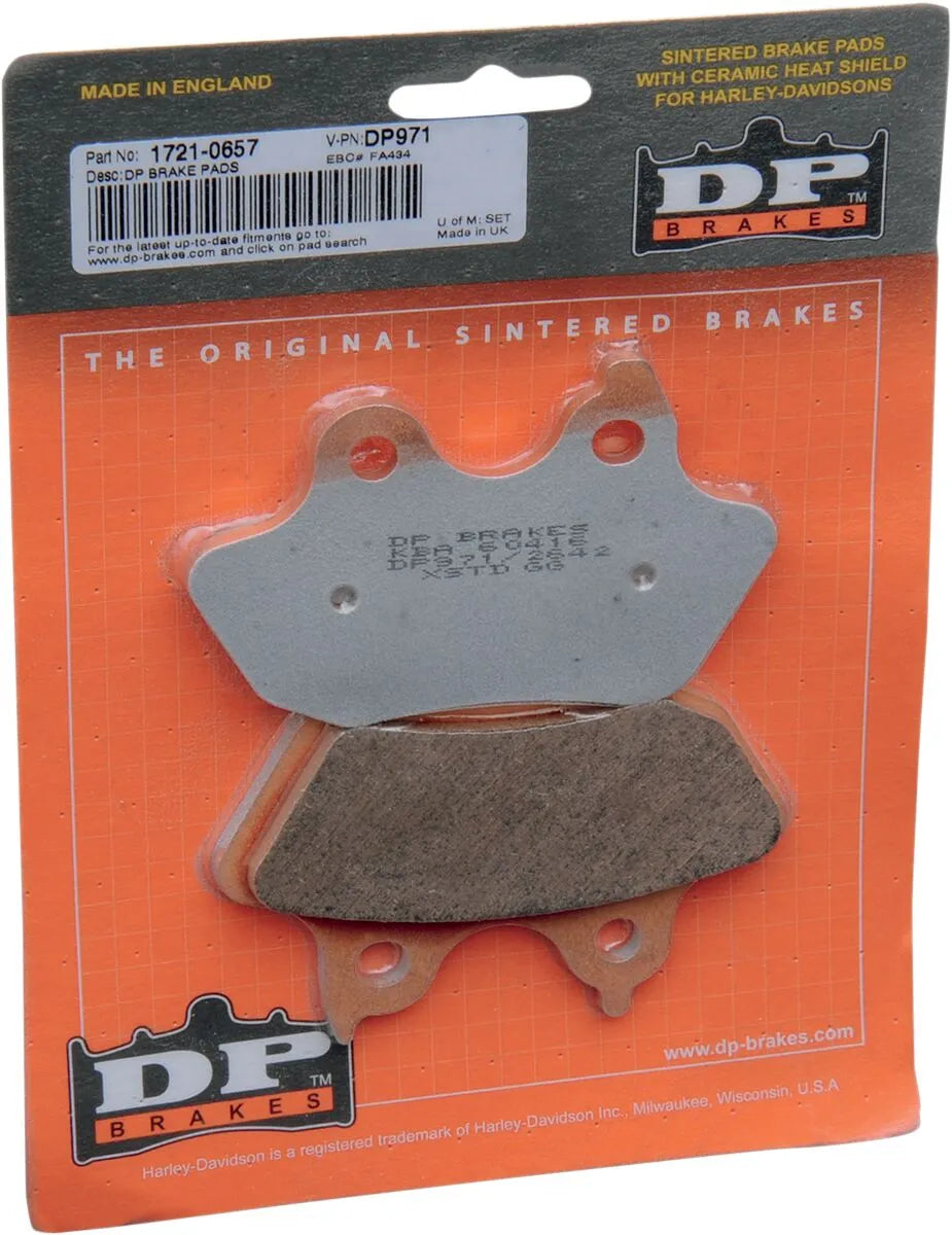 Dp Bremseklodser Sintrede Metal Bremseklodser Til Harley-davidson - Bag