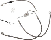 Drag Specialties Rustfrit Stål Bremse Slange Kit Front Øvre