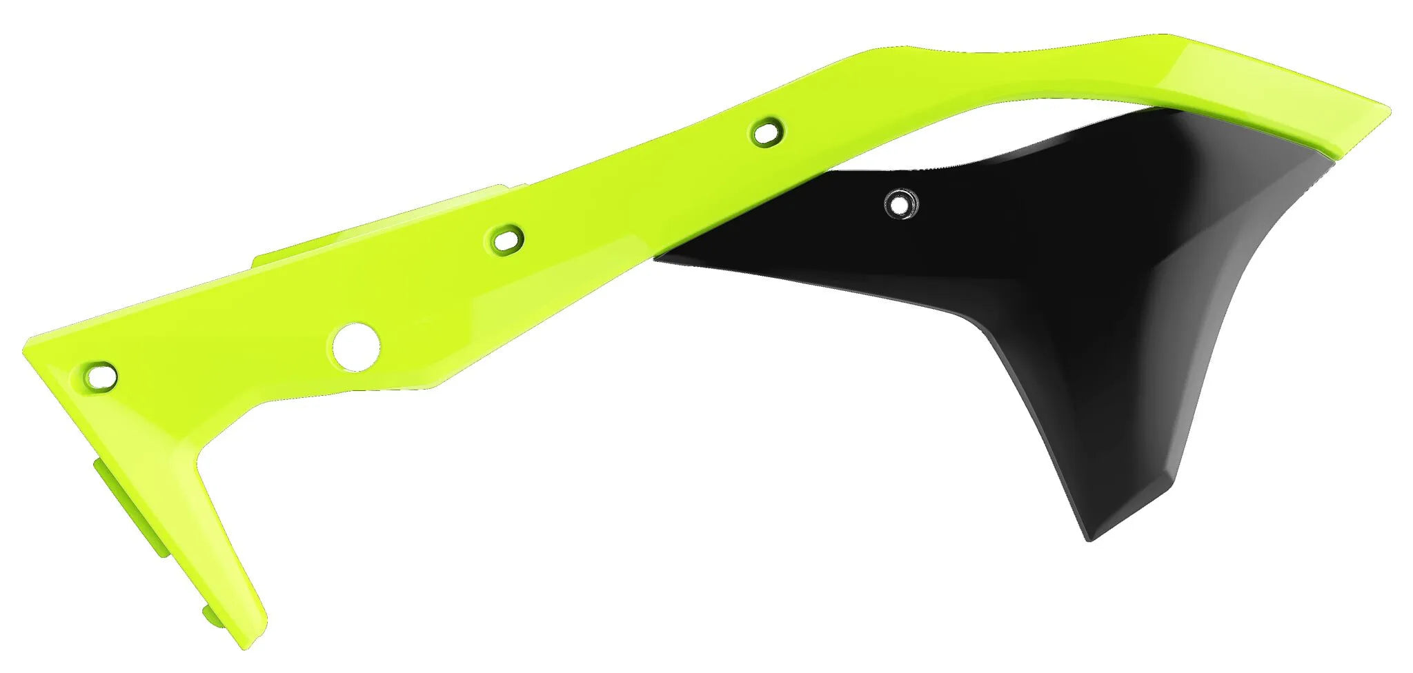 Polisport Radiator Covers For Kawasaki - Fluorescent Yellow