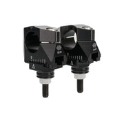Gilles Tooling Adjustable Handlebar Risers - Black