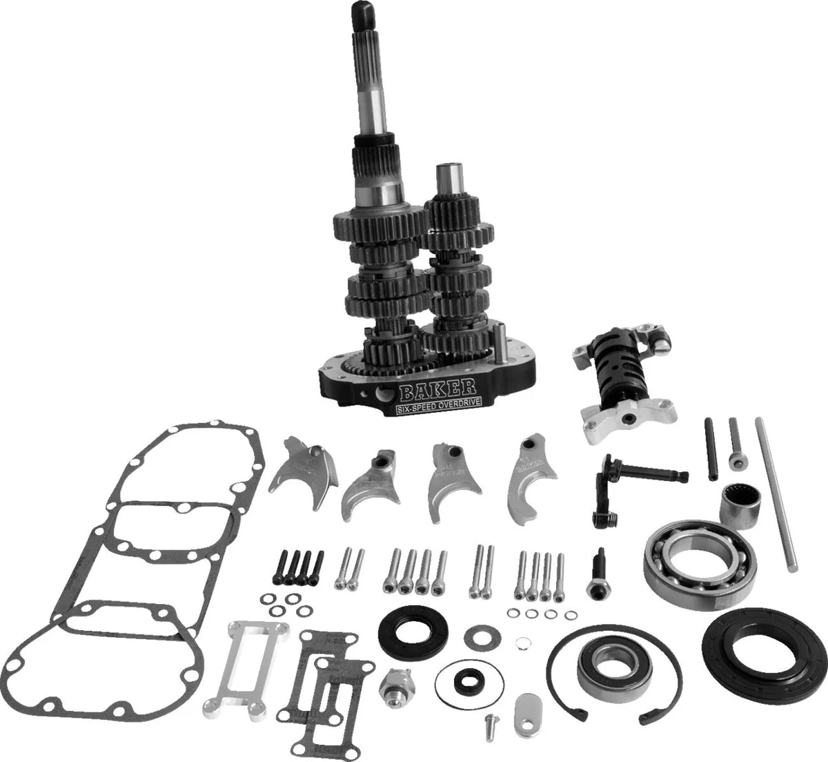Baker Drivetrain Overdrive 6-Speed Gear Set Black for FLTR