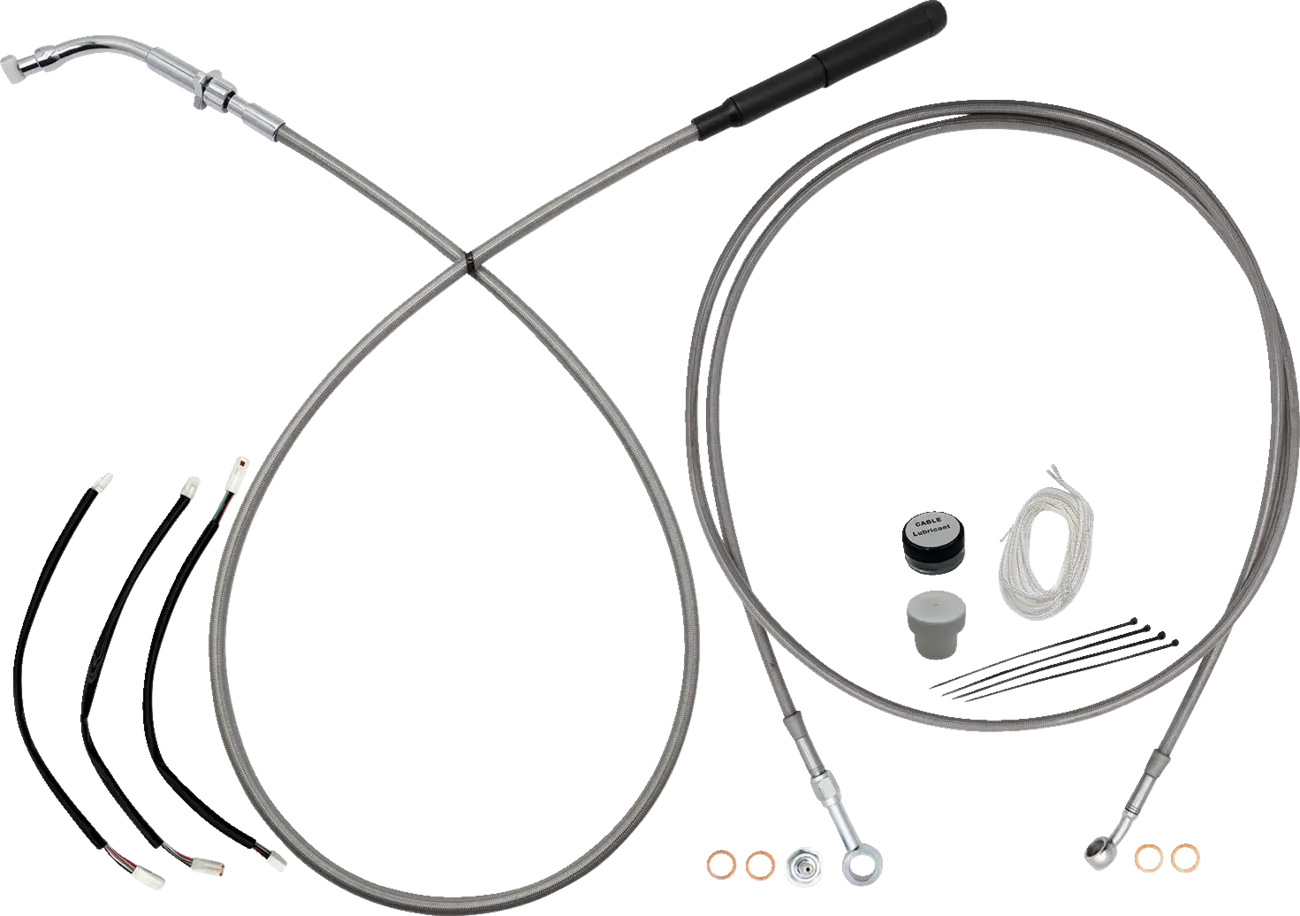 Fat Baggers Inc. EZ Install Kit for 12" Ape Hanger Handlebars