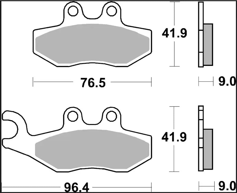 Brembo Xs Prime Line Sintrede Bremseklodser