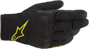 Alpinestars S-max Drystar Gloves - Black/Fluorescent Yellow