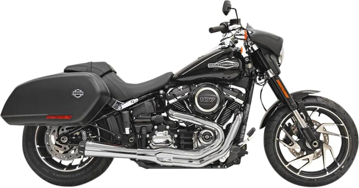 Bassani Xhaust 2-into-1 Road Rage Udstødning Krom