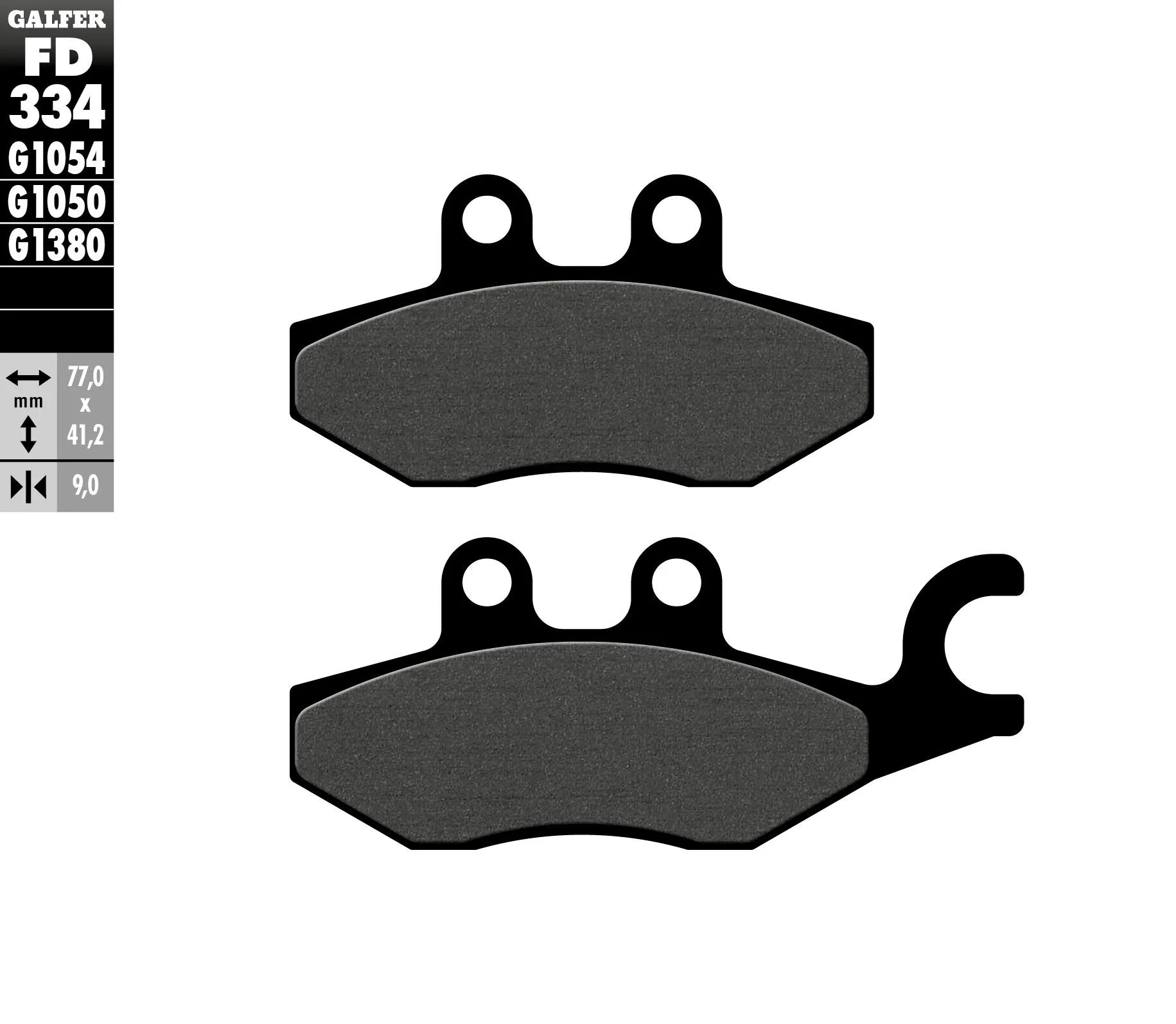 Galfer Organic Brake Pad Set For Motorcycles