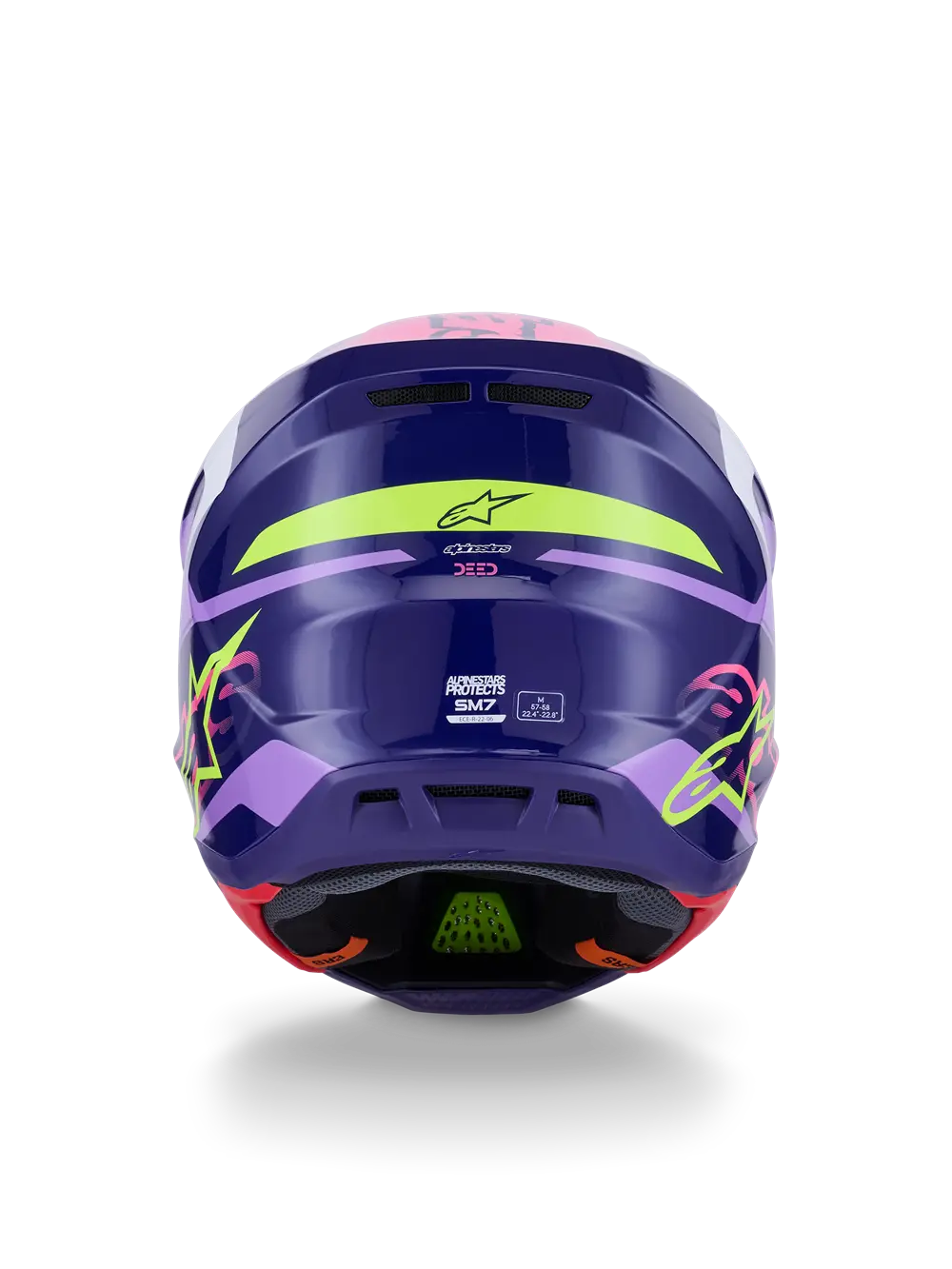Alpinestars S-M7 Deed Helmet Purple/Pink