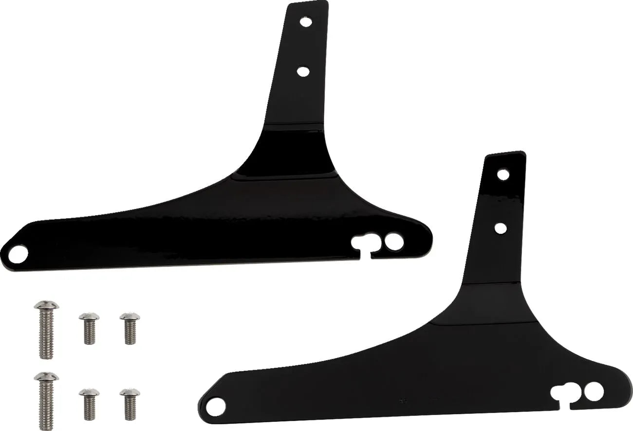 Cobra Square Sissy Bar - Black Steel