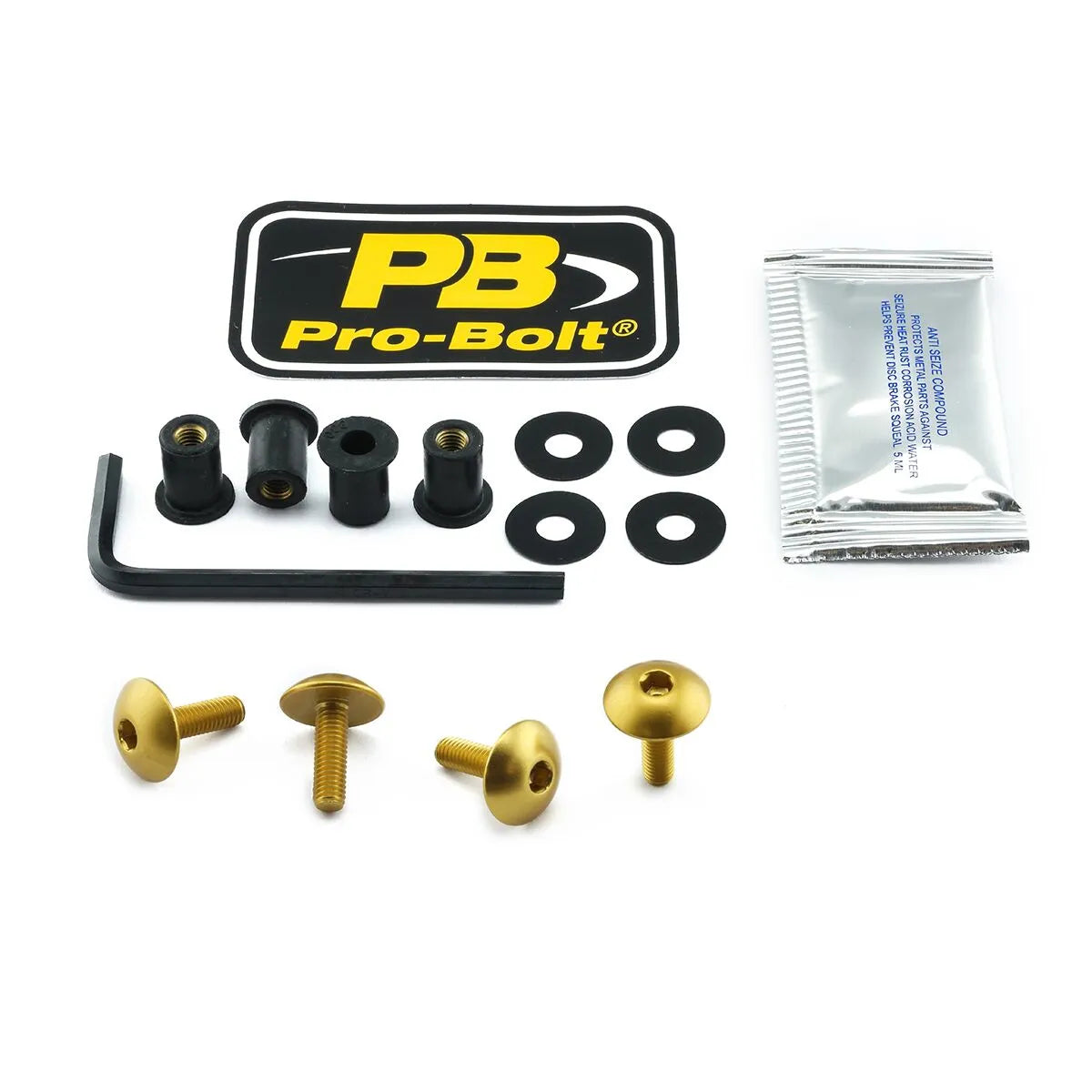 Pro Bolt Aluminium Screen Bolt Kit