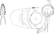 Magnum Shielding Sterling Chromite II Handlebar Kit, 12-14" Ape