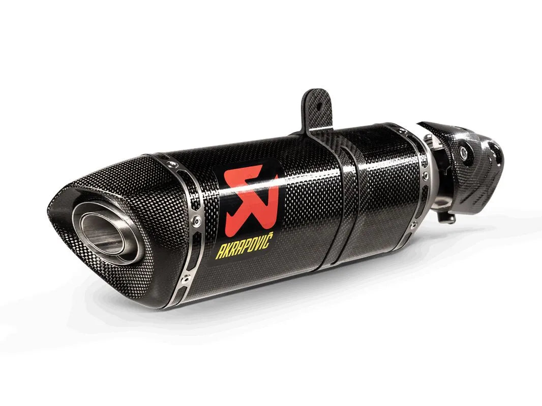 Akrapovic Slip-on Line Lyddæmper med Carbon Fiber Endestykke - ECE Godkendt til Vejbrug