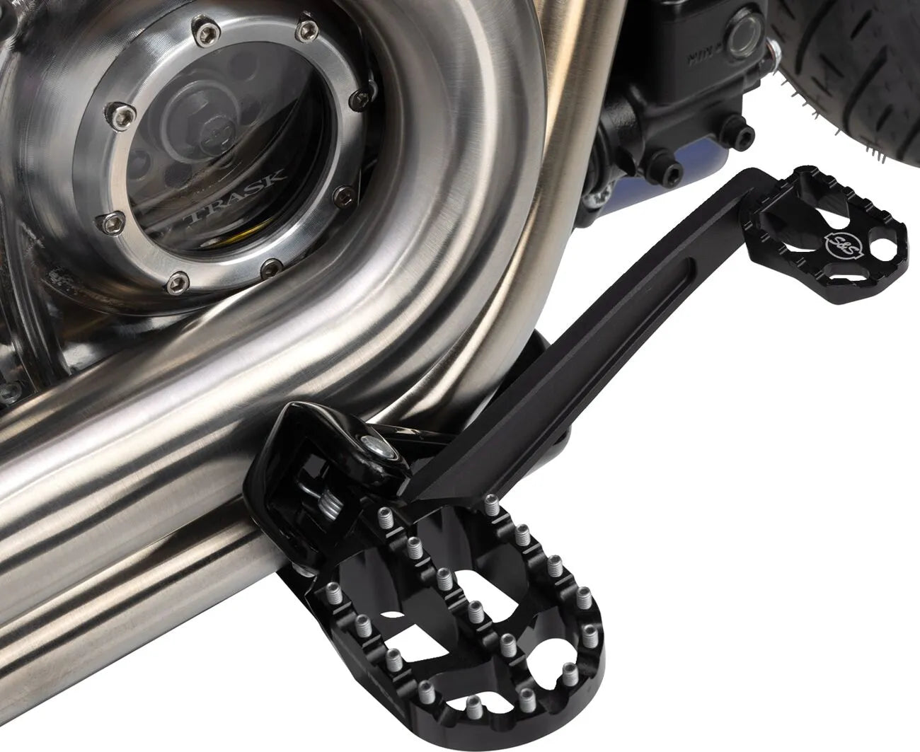 S&s Cycle Mid Mount Brake Pedal - Black Anodized