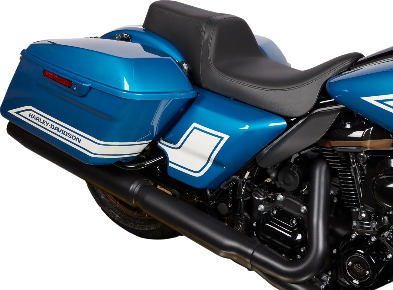 Drag Specialties Predator 1-up Seat - For Harley Davidson