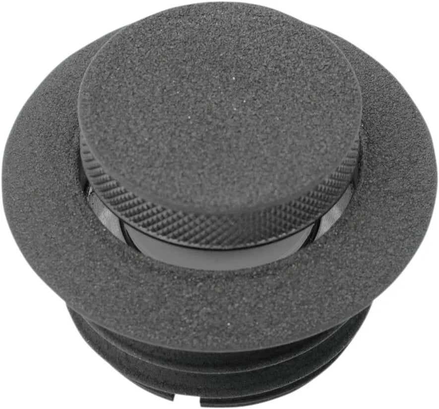 Drag Specialties Pop-up Gas Cap - Black Wrinkle