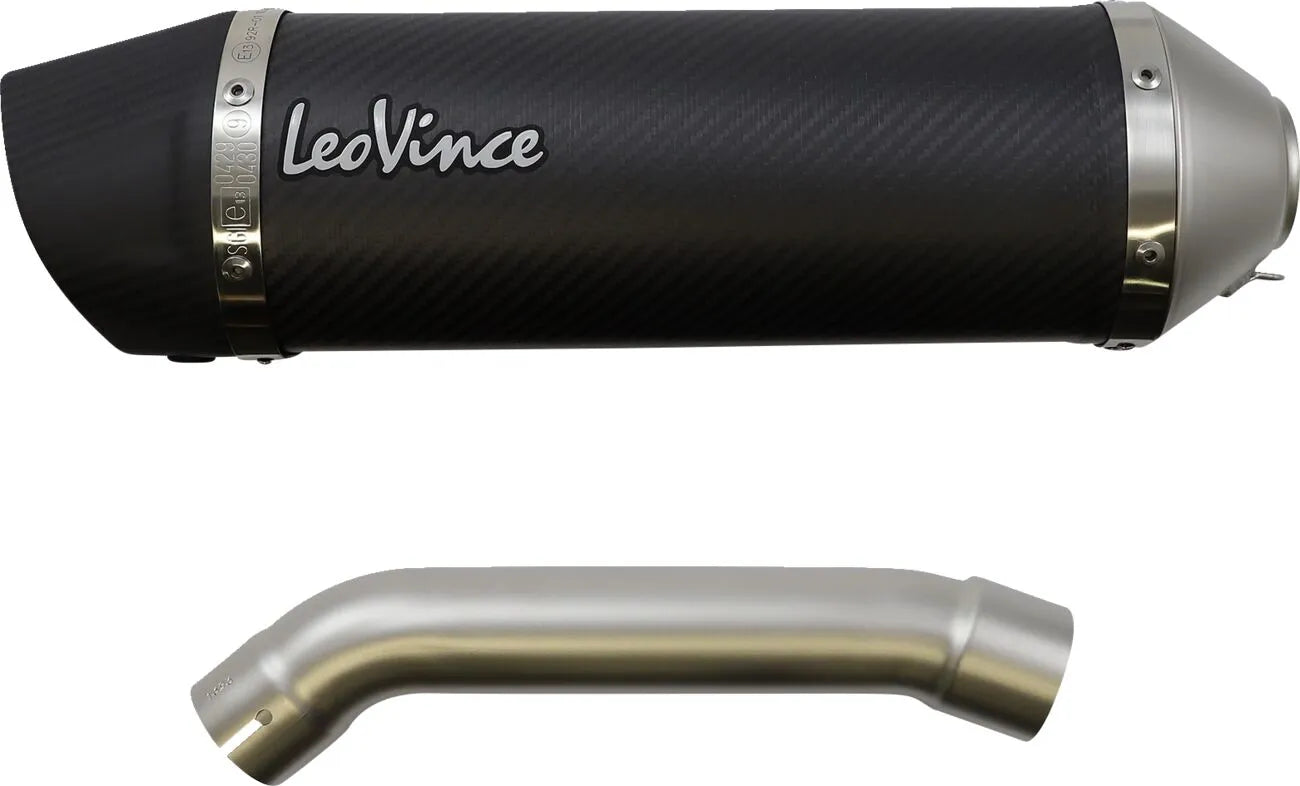 Leovince LV One Evo Carbon Slip-on Lyddæmper - ECE Godkendt til Vejbrug