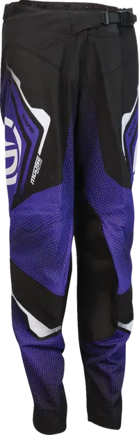 Moose Offroad Youth Qualifier Pants - Black/Purple/White