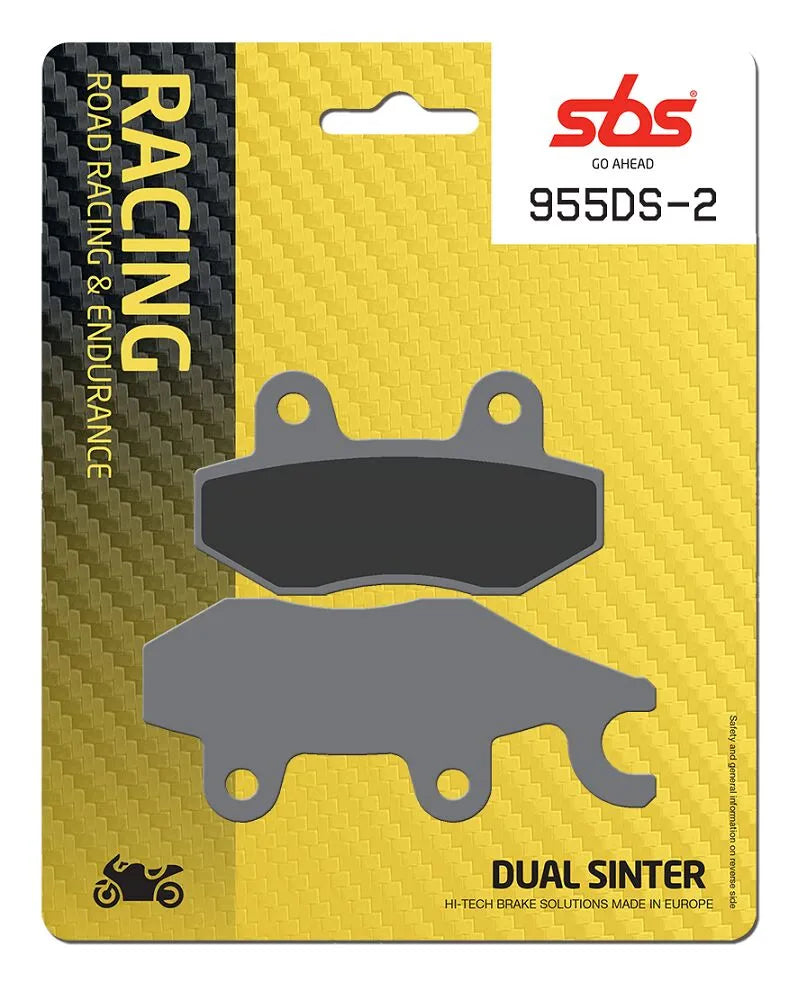 Sbs Ds Racing Dual Sintered Brake Pads Set - Front
