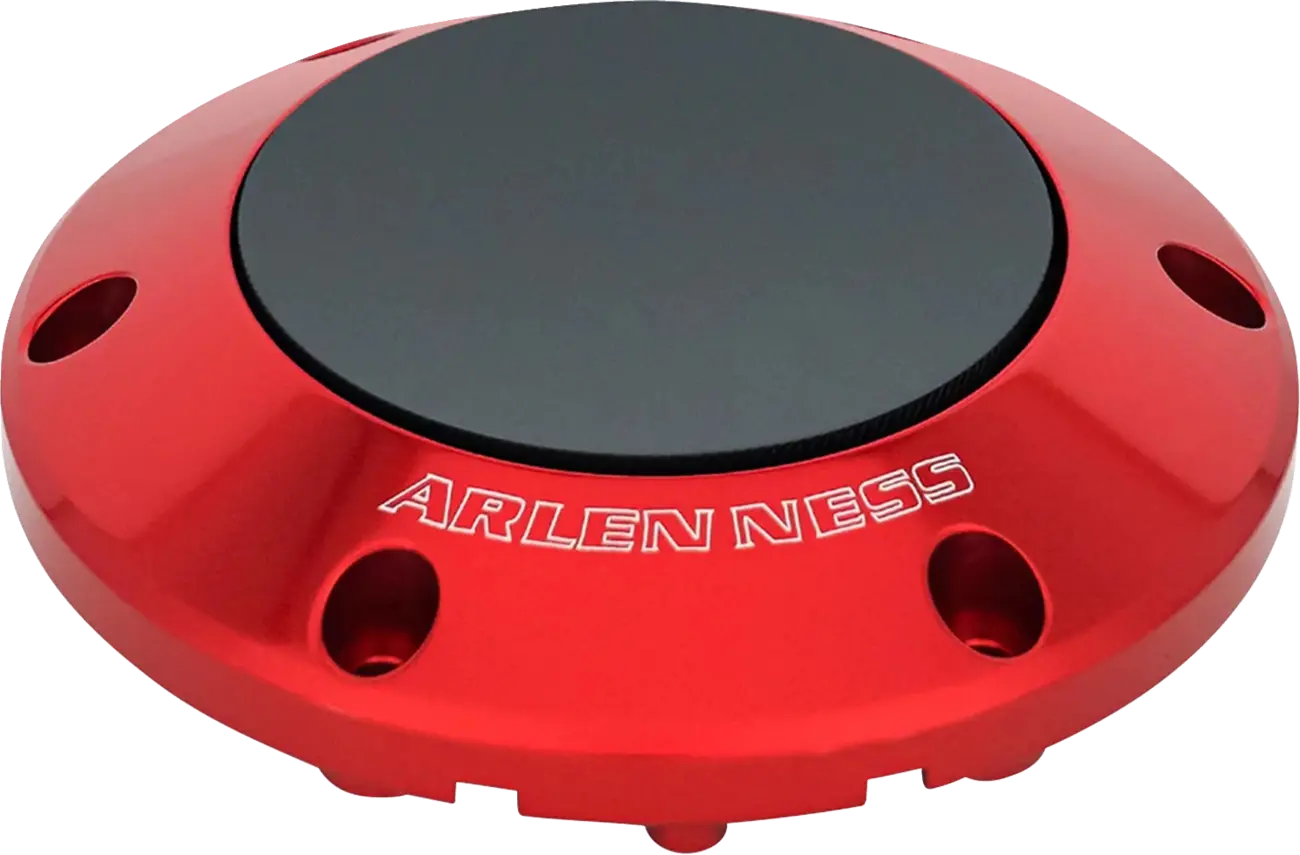 Arlen Ness Pop-up Gas Cap Red Billet Aluminum