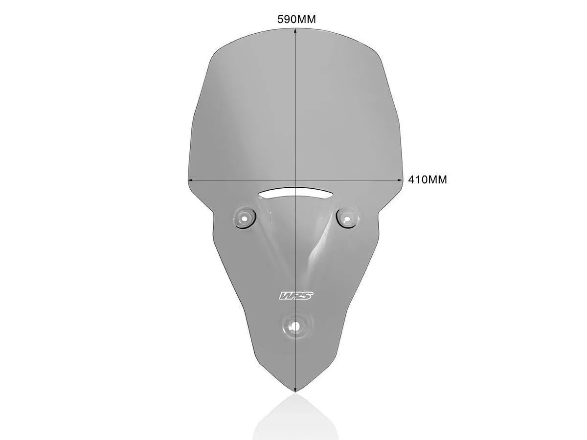 Wrs Smoke Windscreen - Enhanced Rider Protection