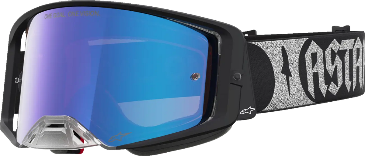 Alpinestars Supertech Atrox Goggles Black Silver Mirror Pink