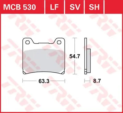 Trw All Round Sintered Metal Brake Pads Set Of 2 - Front & Rear
