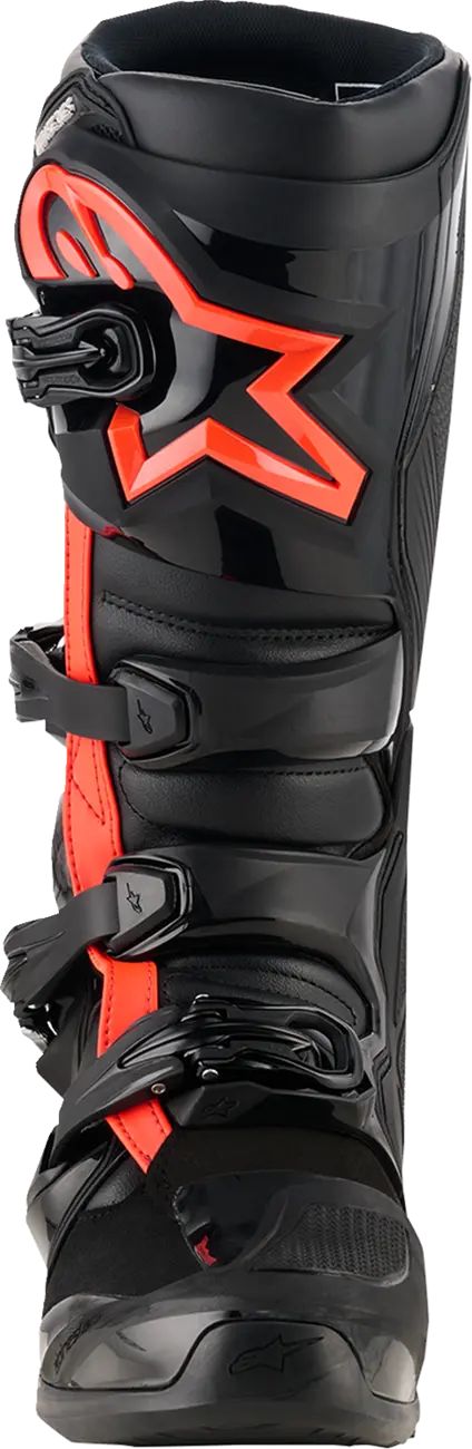 Alpinestars Tech 7 Boots Black/Red Fluo